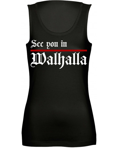 Damen Top "Freya" (See you in Walhalla, Strich)