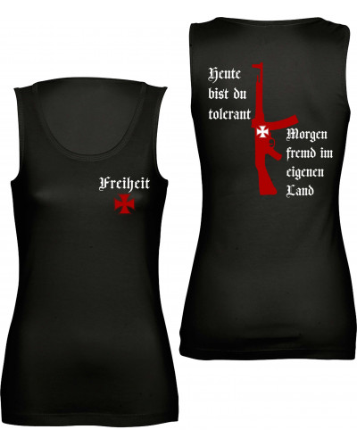 Damen Top "Freya" (Heute tolerant morgen fremd im eigenen Land)