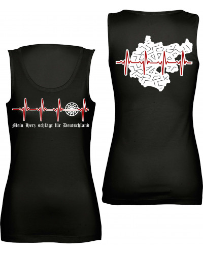 Damen Top "Freya" (Mein Herz schlägt für Deutschland)