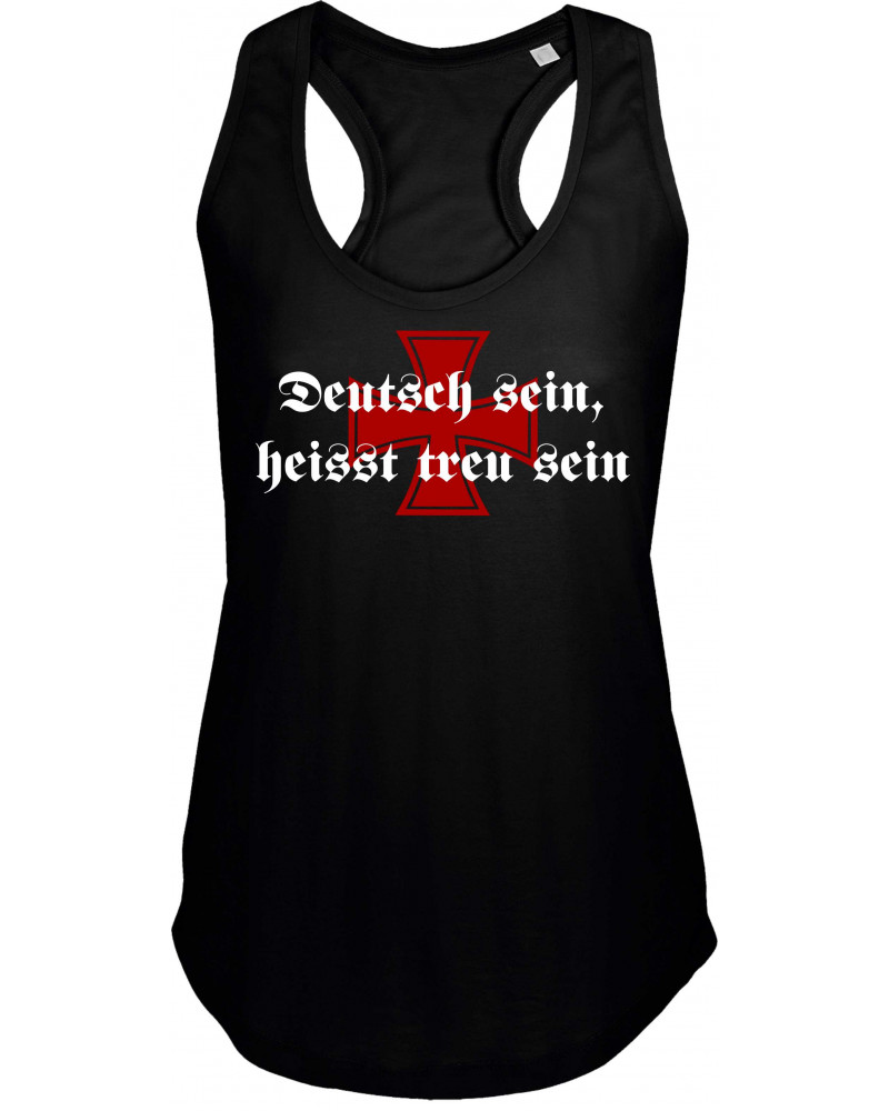 Damen Top "Jörd" (Deutsch sein, heißt treu sein)