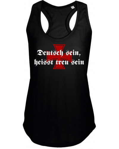 Damen Top "Jörd" (Deutsch sein, heißt treu sein)