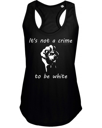 Damen Top "Jörd" (Its not a crime to be white)