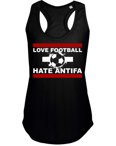Damen Top "Jörd" (Love Football hate Antifa)