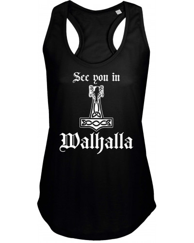 Damen Top "Jörd" (See you in Walhalla Thorhammer)
