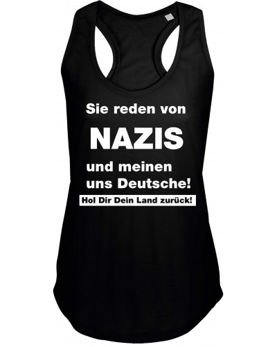 Damen Top "Jörd" (Sie reden von Nazis)