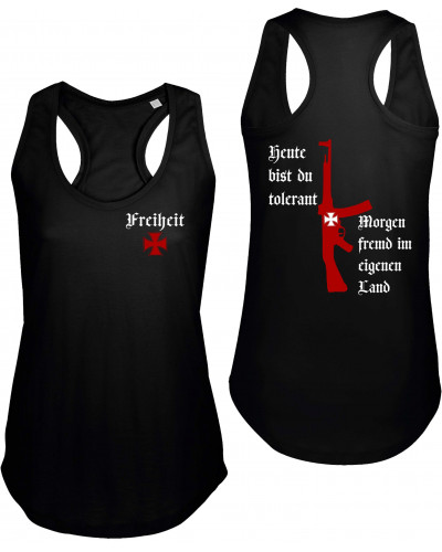 Damen Top "Jörd" (Heute tolerant morgen fremd im eigenen Land)