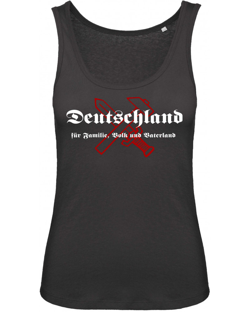 Damen Top (Deutschland für Familie, Volk und Vaterland)