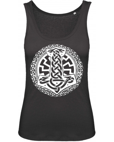 Damen Top (Schwarze Sonne, Thorhammer)