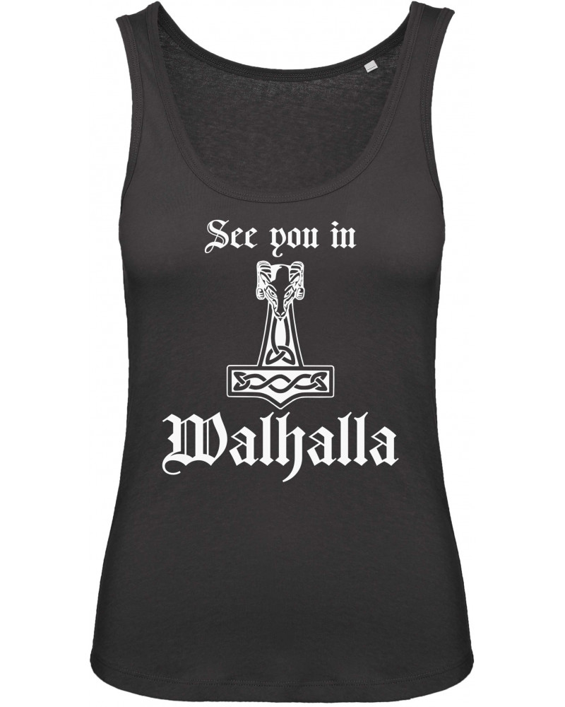 Damen Top (See you in Walhalla Thorhammer)