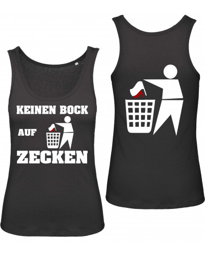 Damen Top (Keinen Bock auf Zecken)