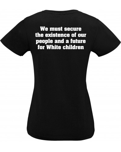 Damen V-Ausschnitt T-Shirt (14 Words)