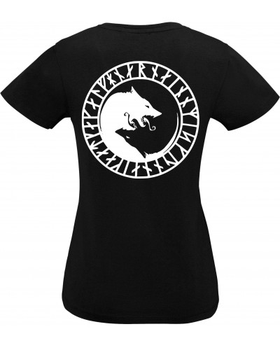 Damen V-Ausschnitt T-Shirt (Fenrir)