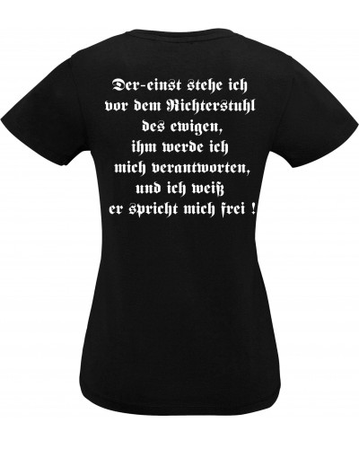 Damen V-Ausschnitt T-Shirt (Rudolf Hess)