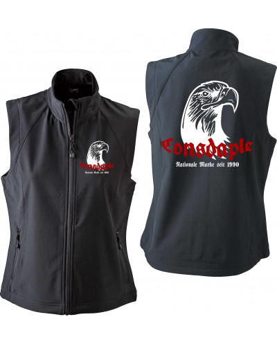 Bestickte Damen Weste (Consdaple, Adlerkopf 1990)