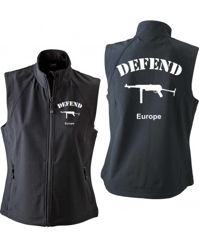 Bestickte Damen Weste (Defend Europe)