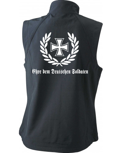 Bestickte Damen Weste (Ehre dem Deutschen Soldaten)