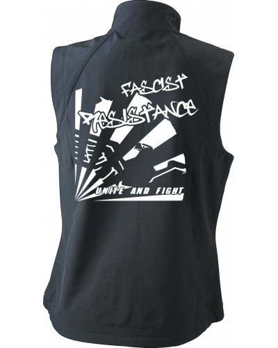 Bestickte Damen Weste (Fascist Resistance)