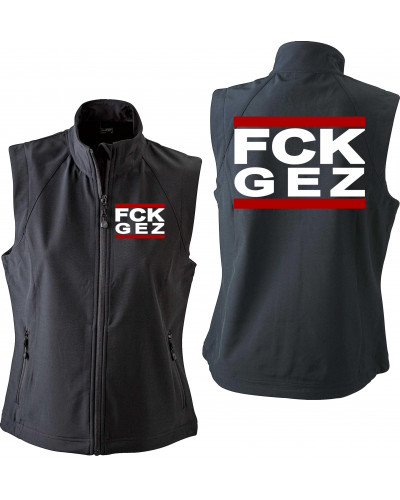 Bestickte Damen Weste (FCK GEZ)
