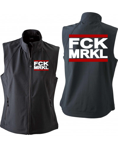Bestickte Damen Weste (FCK MRKL)