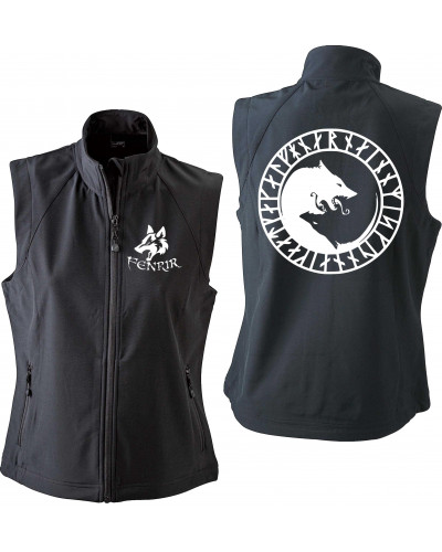 Bestickte Damen Weste (Fenrir)
