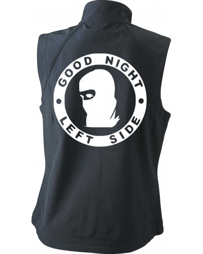 Bestickte Damen Weste (Good night left side)