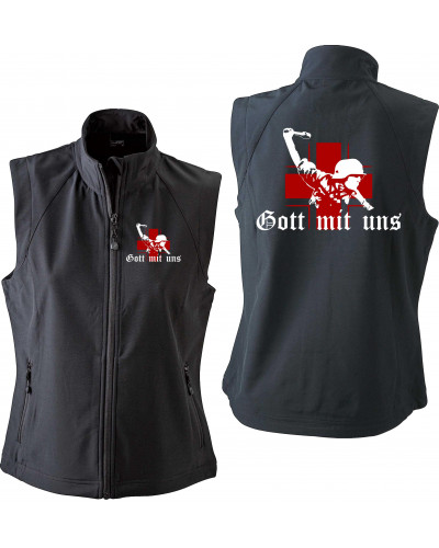 Bestickte Damen Weste (Gott mit uns, Soldat)