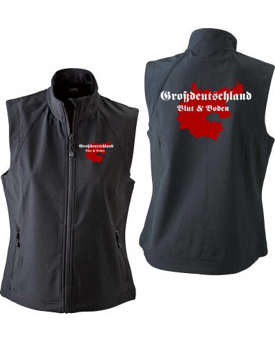 Bestickte Damen Weste (Großdeutschland Blut&Boden)