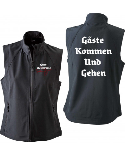Bestickte Damen Weste (Gute Heimreise)