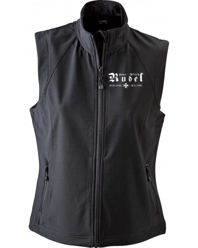 Bestickte Damen Weste (Hans - Ulrich Rudel, Kreuz)