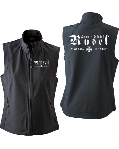Bestickte Damen Weste (Hans - Ulrich Rudel, Kreuz)