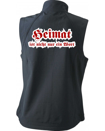 Bestickte Damen Weste (Heimat ist nicht nur ein Wort)