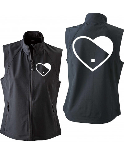 Bestickte Damen Weste (Herz)
