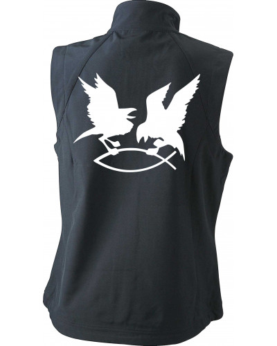 Bestickte Damen Weste (Hugin Munin)