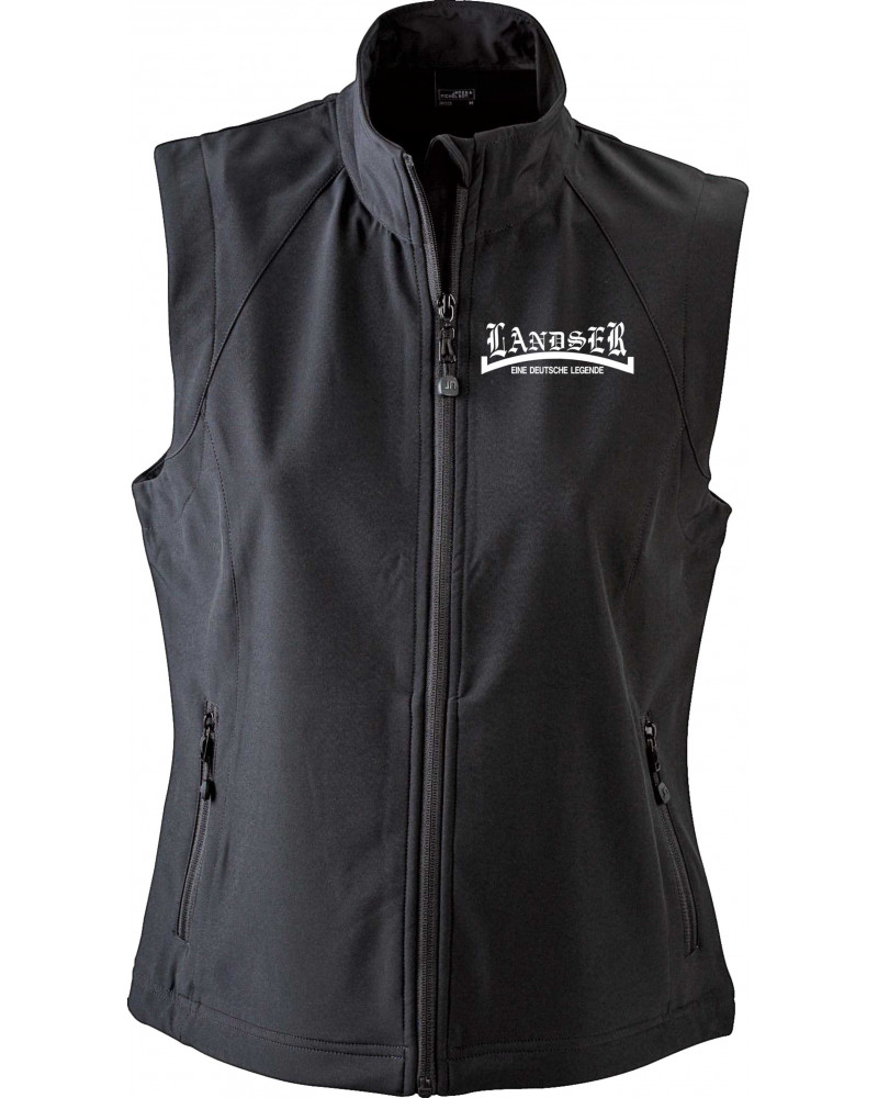Bestickte Damen Weste (Landser, weiß)