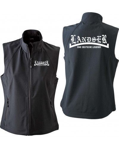 Bestickte Damen Weste (Landser, weiß)