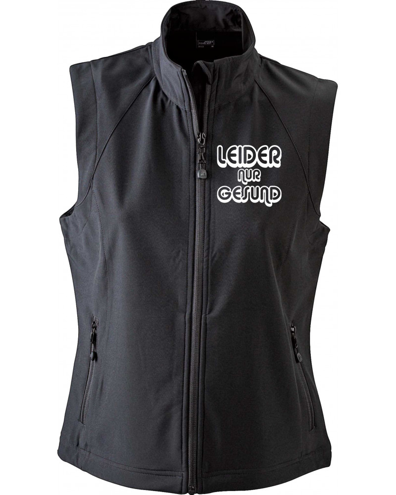 Bestickte Damen Weste (Leider nur Gesund)