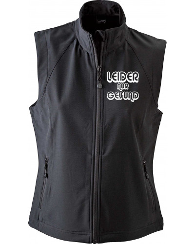 Bestickte Damen Weste (Leider nur Gesund)