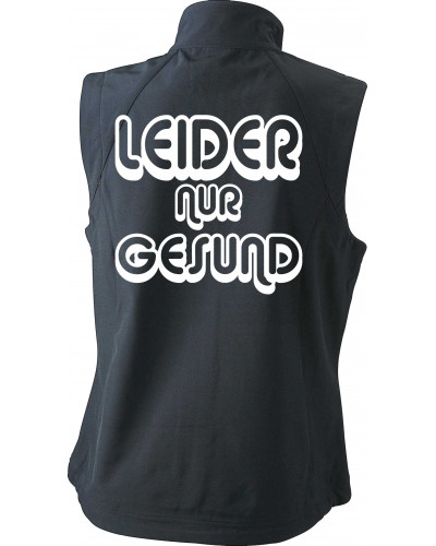 Bestickte Damen Weste (Leider nur Gesund)