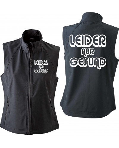 Bestickte Damen Weste (Leider nur Gesund)