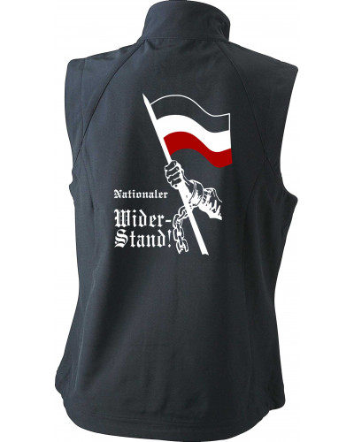 Bestickte Damen Weste (Nationaler Widerstand, Fahne)