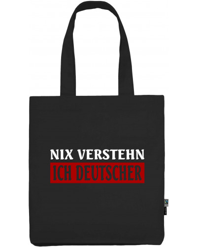 Einkaufstasche "Gerda" (Nix verstehen, ich deutscher)