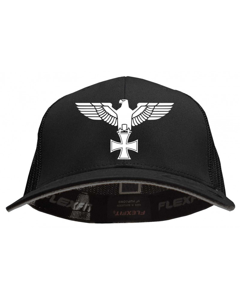 Besticktes Flexfit Basecap "Hödur" (Adler, Kreuz)