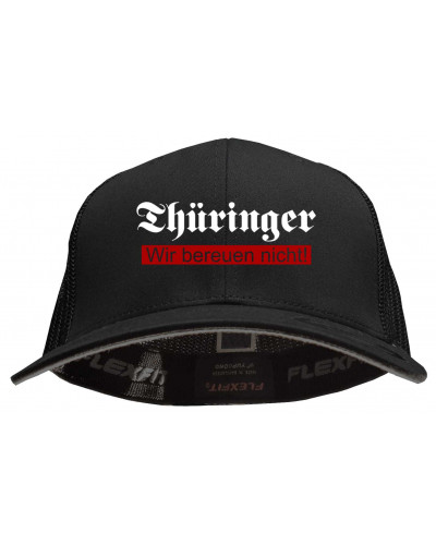 Besticktes Flexfit Basecap "Hödur" (Thüringer, wir bereuen nicht)