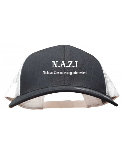 Besticktes Flexfit Basecap "Loki" (Nazi nicht an Zuwanderung interessiert)