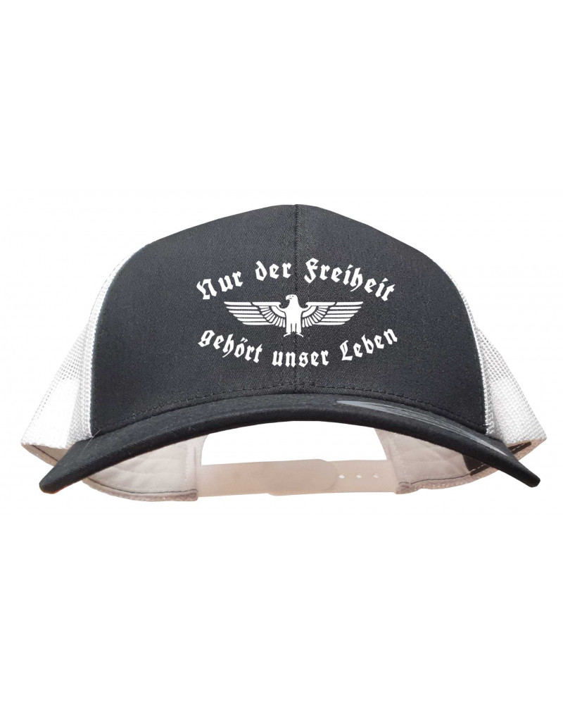 Besticktes Flexfit Basecap "Loki" (Nur der Freiheit gehört unser Leben)