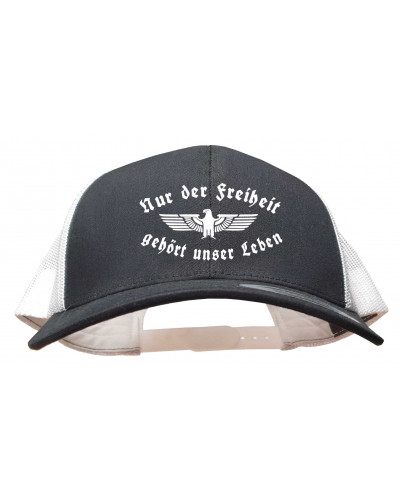 Besticktes Flexfit Basecap "Loki" (Nur der Freiheit gehört unser Leben)