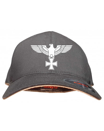 Besticktes Flexfit Basecap "Thor" (Adler, Kreuz)