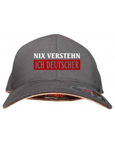 Besticktes Flexfit Basecap "Thor" (Nix verstehen, ich deutscher)