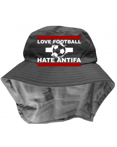Bestickter Funktionshut (Love Football hate Antifa)