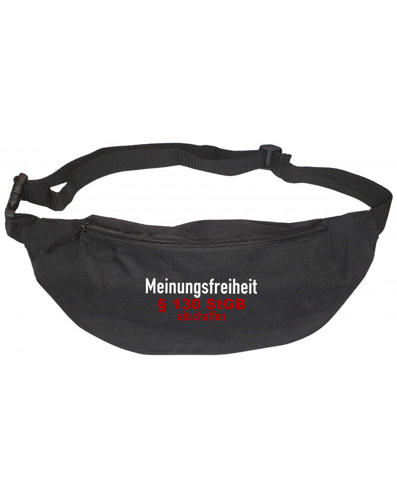 V2 Bestickte Gürteltasche (Meinungsfreiheit)